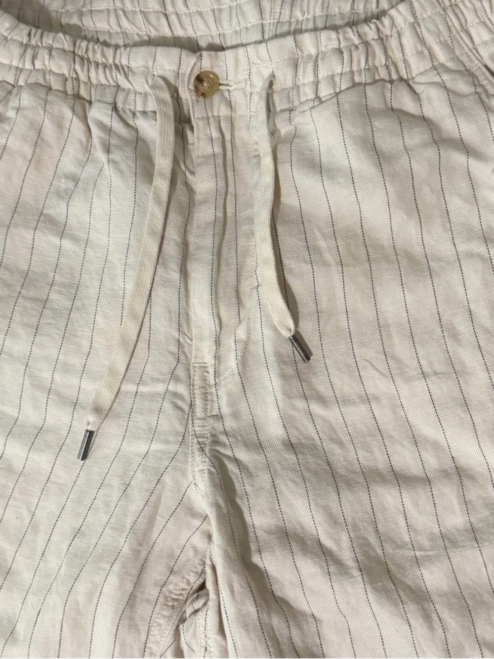 Polo by Ralph Lauren Cream Pinstripe Chinos
